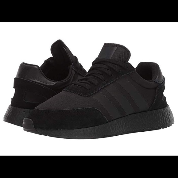 NEW Men’s Adidas I-5923 Boost Triple Black Shoes - Picture 4 of 8